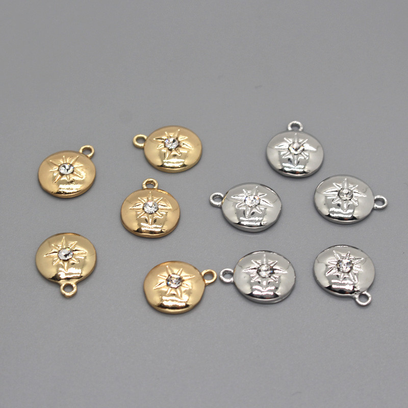 5 bucăți strălucitoare, geometrice, circulare, hexagramă, cercei, din aliaj, cu strasuri, cercei pentru femei, pandantiv, accesoriu de bijuterii