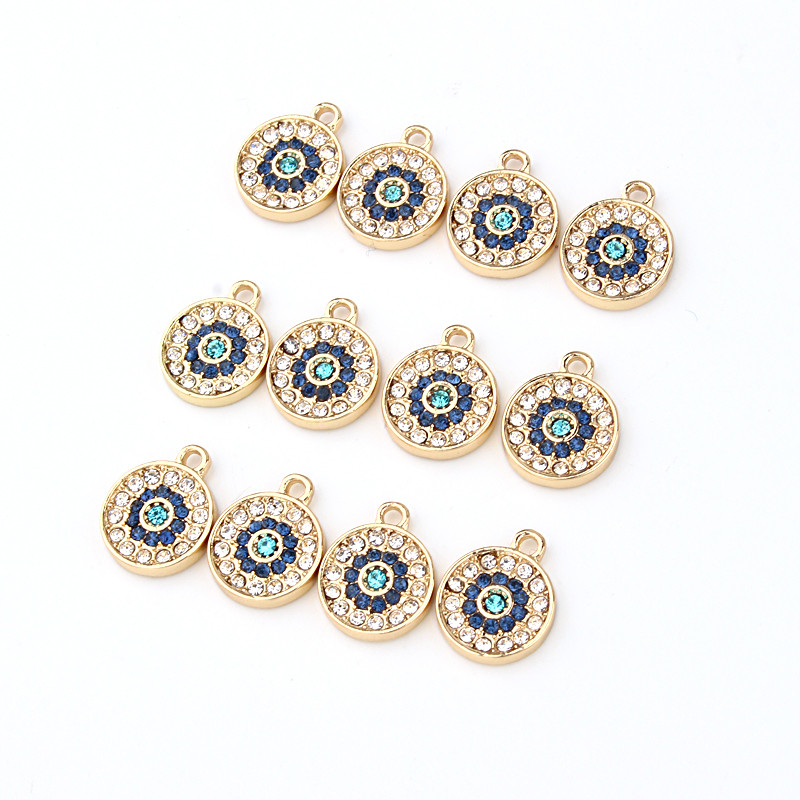 5 bucăți de aur de epocă, cercei rotunji mici, brățară, descoperiri, modă, lucrate manual, cu strasuri, colier, pandantiv, bijuterii