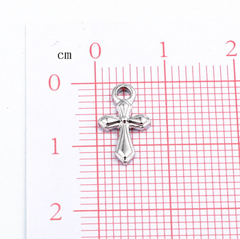 5 τμχ Small Rhombus Cross Alloy Charms Eardrop Findings Diy Personality Earrings Κολιέ κρεμαστό κόσμημα Αξεσουάρ κοσμήματος C206