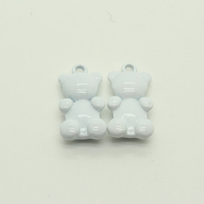 2db 23x12mm Ins Candy Bear réz fém bűbáj barkácsolás állat medálok nyaklánchoz karkötő fülbevaló divat ékszer kiegészítők
