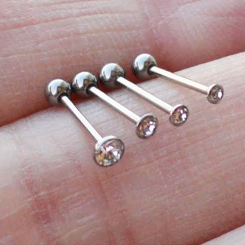 1Pc 20G 0,8mm 1,5-5mm Χειρουργικό Ατσάλινο Στήριγμα Piercing Μικρή μύτη Δαχτυλίδι Καναπές Αυτί Χόνδρος αυτί Ear Helix Body Piercing Κοσμήματα
