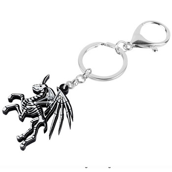 NEWEI Halloween Acrylic Horror Skeleton Horse Skull Unicorn σκουλαρίκια Μοντέρνα Drop Dangle Δώρα Κοσμήματα για γυναίκες κορίτσια