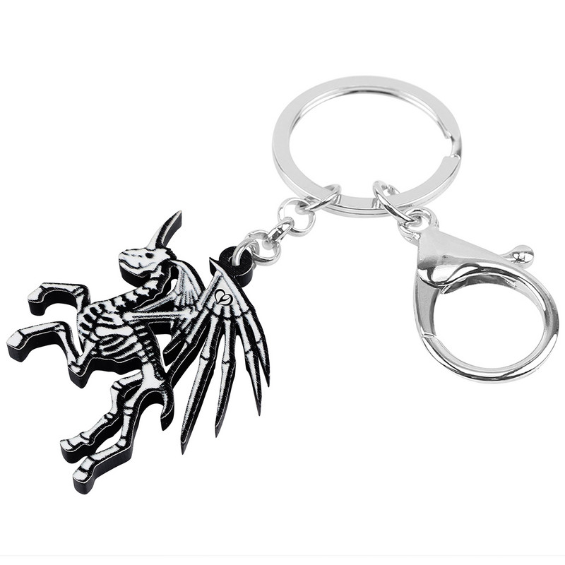 NEWEI Halloween, acrilic, groază, schelet, cal, craniu, cercei unicorn, la modă, cadouri, bijuterii pentru femei, fete