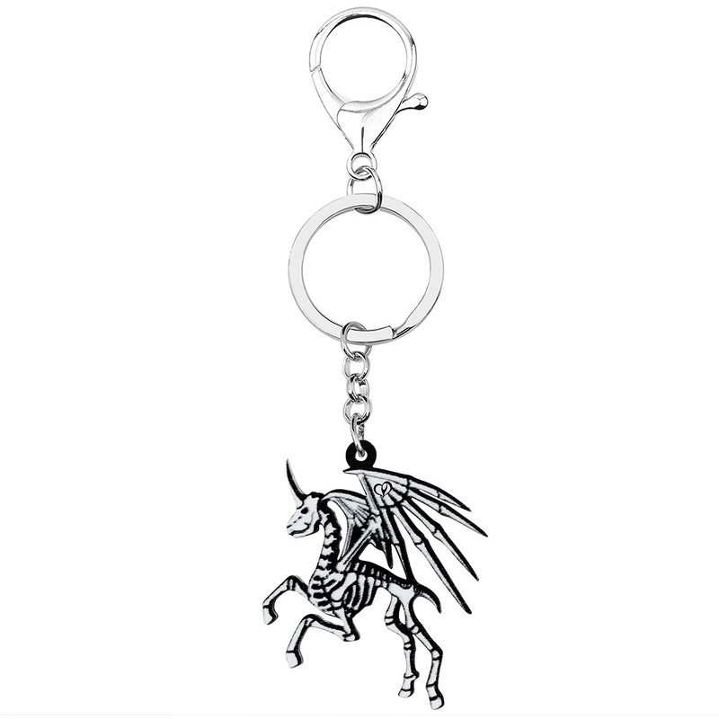 NEWEI Halloween, acrilic, groază, schelet, cal, craniu, cercei unicorn, la modă, cadouri, bijuterii pentru femei, fete