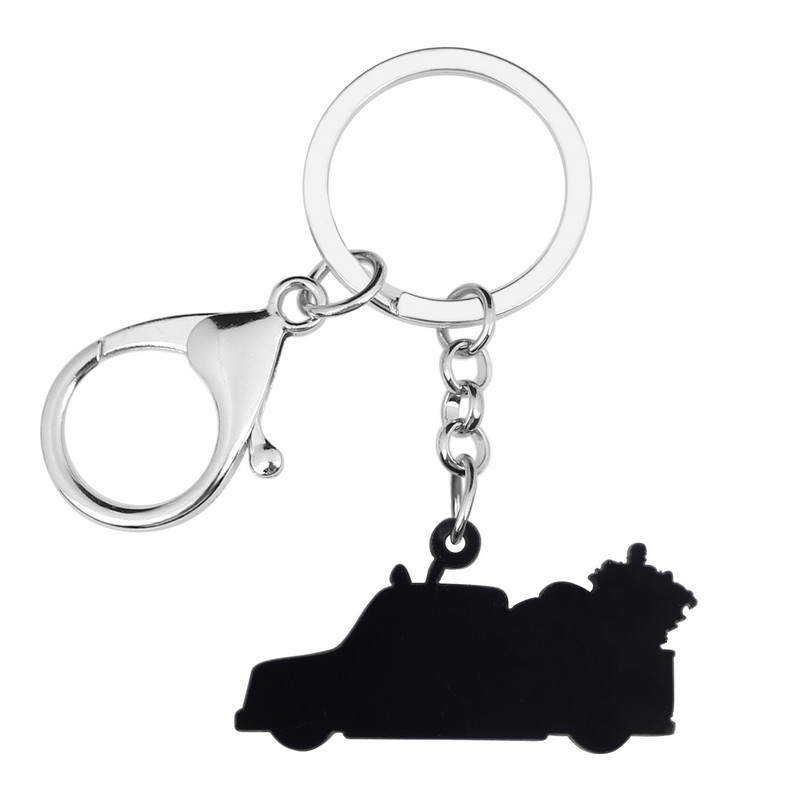 Bonsny acrilic drăguț ouă de Paște albastru cu desene animate iepure breloc mașină inel geanta la modă poșetă breloc bijuterii pentru femei cadou fete