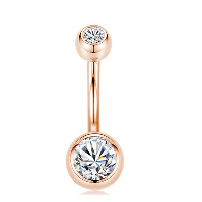 1 buc. Inel sexy pentru buric atârnat pentru buric Inele pentru buton de cristal de modă 14G Cz oțel chirurgical Piercing pentru buric bijuterii