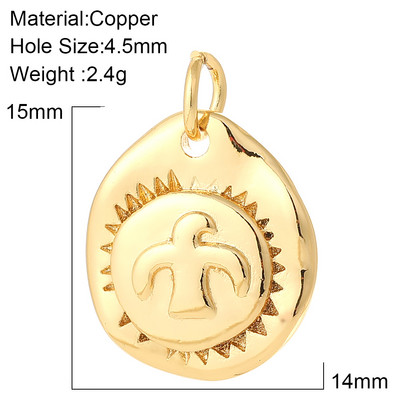 Brelocuri cu pandantiv pentru fabricarea de bijuterii, frunze de fluture, plante, brelocuri pentru monede, bijuterii, cercei, colier, brăţară, alamă, cupru