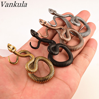 Vankula 2 τμχ Snake Dangle Ear Weights for Stretched Ears Gauges Ear prigs Body piercing Tunnels 316 Ανοξείδωτα κοσμήματα σώματος