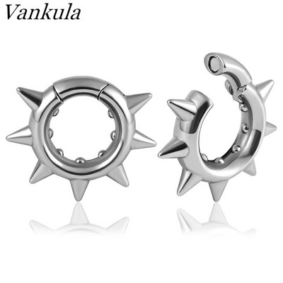 Vankula 2 buc. Greutăți pentru urechi pentru urechi întinse, dopuri de urechi din oțel inoxidabil, set de întindere, bijuterii pentru corp.