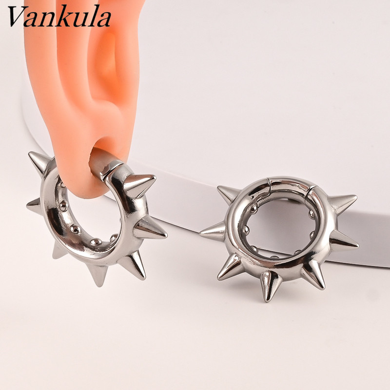 Vankula 2 buc. Greutăți pentru urechi pentru urechi întinse, dopuri de urechi din oțel inoxidabil, set de întindere, bijuterii pentru corp.