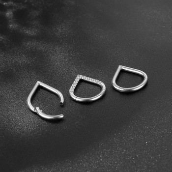 Δαχτυλίδι διάτρησης μύτης Ρινική περιχειρίδα από τιτάνιο με αρθρωτό δαχτυλίδι με αρθρωτό δαχτυλίδι Opal Nariz Διάτρηση χόνδρου αυτιού Tragus Septum Jewelry