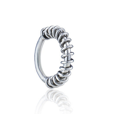 Prsten za piercing za nos Narukvica za nos Segment od titanijskog čelika Zglobni prsten Opal Nariz Nakit za piercing ušne hrskavice Tragus Septum