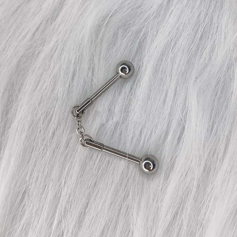 1PC Oțel Chirurgical Inimă Piercing Industrial Helix Cartilaj Cerceu Piercing Conch Piercing Ureche Mobil La modă 16G 1.2mm Lungime