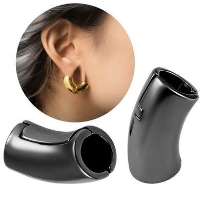 Vankula 2 bucăți de modă noua clipă pentru lobul urechii, dopuri din oțel inoxidabil, dispozitive de măsurare a urechilor, tuneluri, piercing, extensie, bijuterii pentru corp