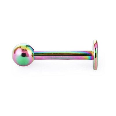 10db/tétel rozsdamentes acél Labret piercing ajakgyűrűk Porc Tragus Pircing állpiercing rudak testékszerek