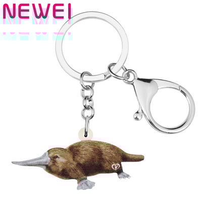 Brelocuri Newei Acrilic Maro Duckbil Platypus Breloc Breloc Bijuterii Animale cu imprimare lungă pentru Adolescenți Copii Fete Cadou Accesorii de petrecere