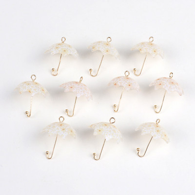 10 τμχ 20x23mm Bird Flowers Print Ομπρέλα Κρεμαστό Γούρια για Σκουλαρίκια Κολιέ Μπρελόκ Ακρυλικά Αξεσουάρ Κατασκευής κοσμημάτων DIY