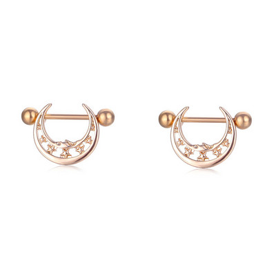 Inel sexy pentru mamelon, din oțel inoxidabil, zircon, în formă de U, cu bară, știfturi pentru mamelon, Piercing Helix, Piercing pentru corp, bijuterii pentru unghii papilare