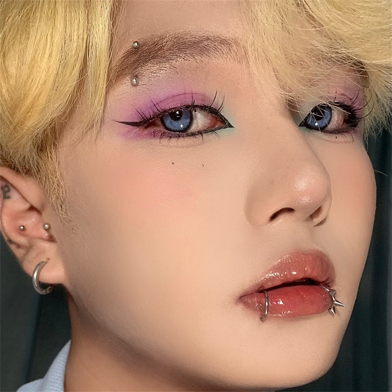 Punk 8/10/12mm Inel pentru buze din oțel titan Piercing pentru buze Știfturi Goth Inel pentru nas Inele pentru buric Cercei Bijuterii pentru corp la modă