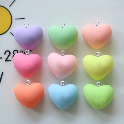10kom Crtani Šareni Ljubavna Srca Resin Charms Kawaii Resin Slatki Flatback Privjesak Šarm Diy Ukosnica Privjesak Izrada Nakita