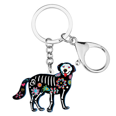 NEWEI Acrilic Halloween Flori Dulci Craniu Schelet Zâmbet Câini Cercei La modă Picătură Legănată Bijuterii Cadou pentru Femei Fete