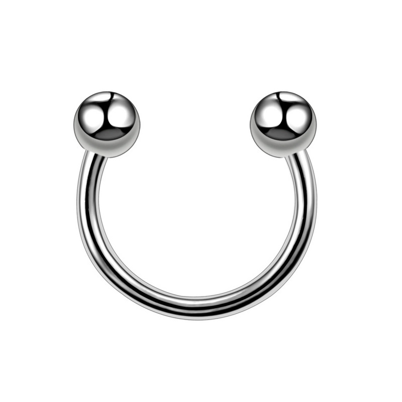 10db/20db/50db G23 titán patkógyűrű fül piercing orrgyűrűk Helix piercingek labret septum piercingek CBR testékszerek