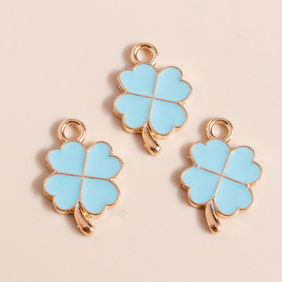 10 bucăți 19*21 farmec cu flori de margarete emailate pentru coliere pandantive cercei DIY colorate mini farmece bijuterii lucrate manual Găsirea de bijuterii