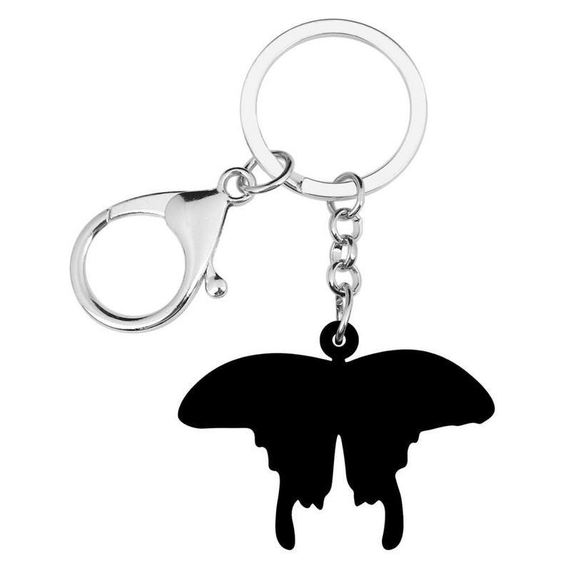 Newei Breloc acrilic Morpho Fluture Breloc Insecte Animal Breloc Bijuterii Pentru Femei Adolescent Primavara Noutate Geanta Accesoriu Auto