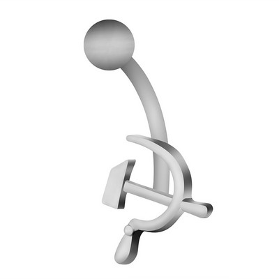 Oțel chirurgical Bijuterie completă Inel pentru buric Scrisoare Sexy Cristal Ombligo Inele Bar pentru buric Piercing pentru corp Bijuterii