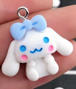 10 бр./опаковка Mix Lucky Dog Сладки обеци Талисмани Направи си сам смола Flatback Животни висулки за ключодържател Аксесоар за бижута D209