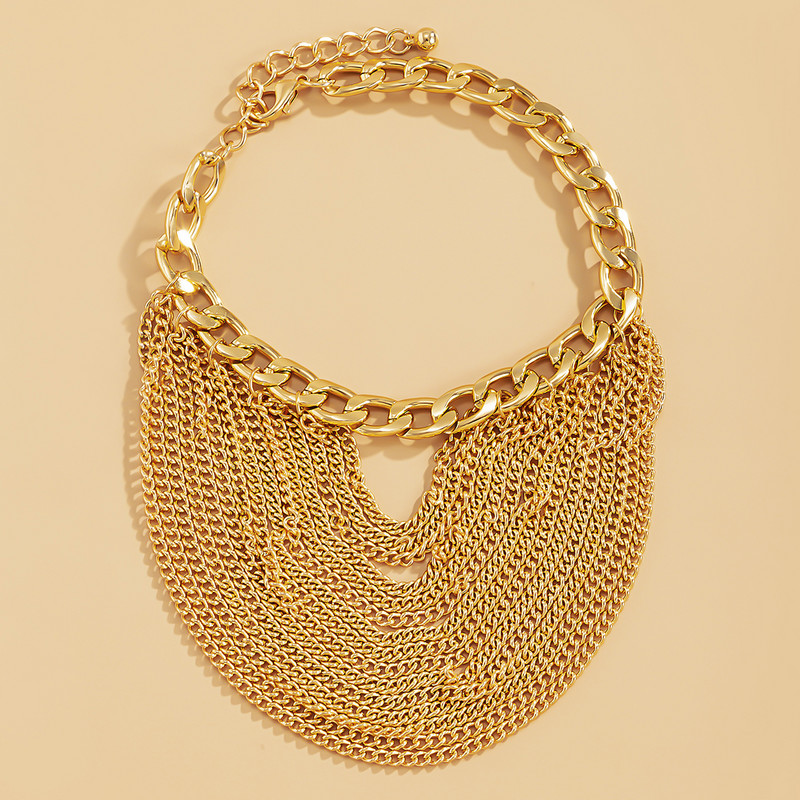 Punk estetic cristal lant glezna pentru femei Boho ciucuri margele bratara pe picior tocuri inalte decorare sandale bijuterii de vara