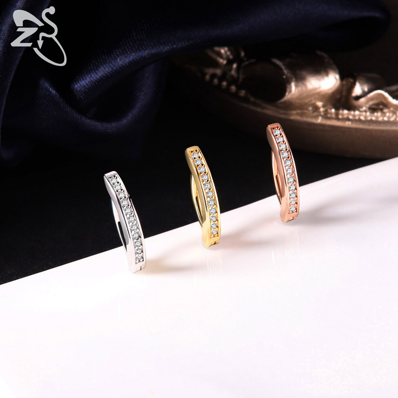 ZS 1 buc 14G din oțel inoxidabil Clicker inel pentru buric pentru femei de culoare auriu curbat inversat buric barbell bijuterii pentru corp 8/10/12MM