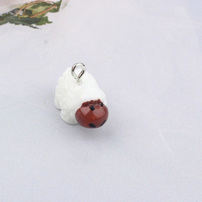 3db Kawaii Fox Hedgehog Elk Resin Charms Fülbevaló Találatok Újévi DIY Kézműves Kiegészítők Nyaklánc Medál Kézzel Készített Ékszer Alkatrész