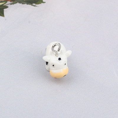 3db Kawaii Fox Hedgehog Elk Resin Charms Fülbevaló Találatok Újévi DIY Kézműves Kiegészítők Nyaklánc Medál Kézzel Készített Ékszer Alkatrész