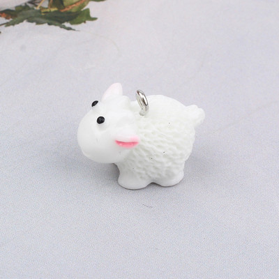3db Kawaii Fox Hedgehog Elk Resin Charms Fülbevaló Találatok Újévi DIY Kézműves Kiegészítők Nyaklánc Medál Kézzel Készített Ékszer Alkatrész