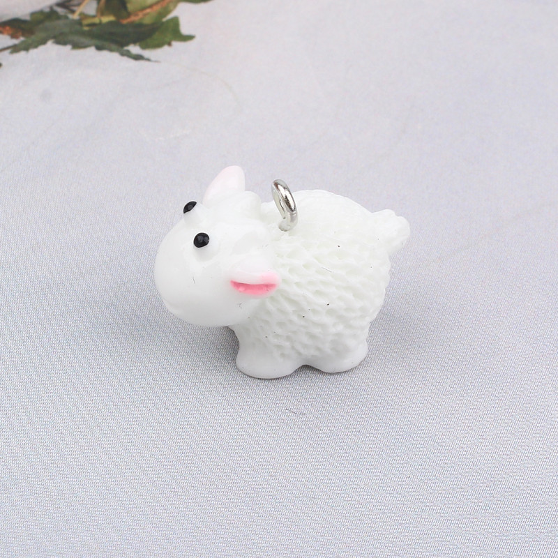 3db Kawaii Fox Hedgehog Elk Resin Charms Fülbevaló Találatok Újévi DIY Kézműves Kiegészítők Nyaklánc Medál Kézzel Készített Ékszer Alkatrész