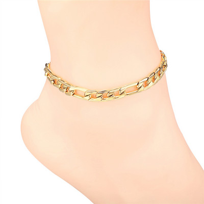 Figaro Bead Chain Anklet για Γυναικεία Κορίτσια Ρυθμιζόμενη Καλοκαιρινή Αλυσίδα Παραλίας Δώρα για την Ημέρα της Μητέρας από ανοξείδωτο ατσάλι Μη αλλεργικό