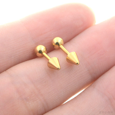 2 buc. 18G bar gotic, scurt, lung, cercei, con, cartilaj, Helix Piercing Stud Demon Nail Diavol Tragus Inel Aretes Bijuterii pentru ureche