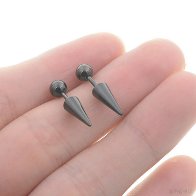 2 buc. 18G bar gotic, scurt, lung, cercei, con, cartilaj, Helix Piercing Stud Demon Nail Diavol Tragus Inel Aretes Bijuterii pentru ureche
