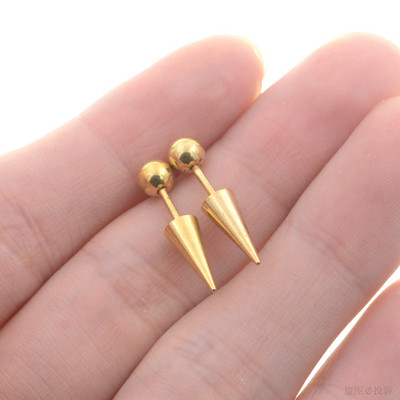 2 buc. 18G bar gotic, scurt, lung, cercei, con, cartilaj, Helix Piercing Stud Demon Nail Diavol Tragus Inel Aretes Bijuterii pentru ureche