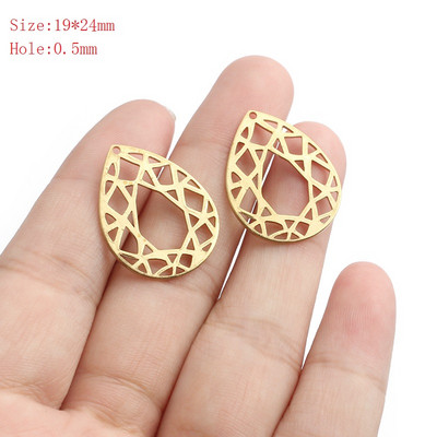 20 buc. Brelocuri din alamă brută de modă pandantiv rotund deschis pentru fabricarea de bijuterii pentru cercei, accesorii geometrice, fabricare manuală