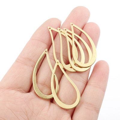 20 buc. Brelocuri din alamă brută de modă pandantiv rotund deschis pentru fabricarea de bijuterii pentru cercei, accesorii geometrice, fabricare manuală