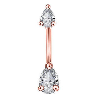 imixlot Fashion Piercing pentru buric cu pandantiv pentru femei Piercing pentru buric cu ciucuri lungi de cristal Bijuterii sexy pentru corp