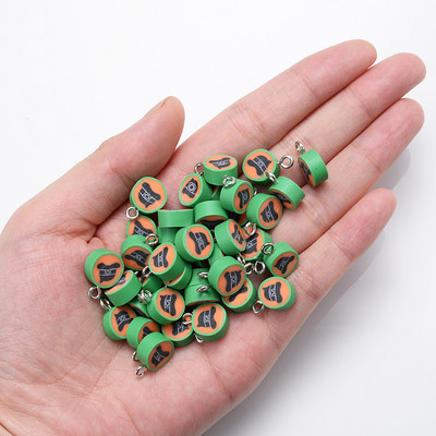 30 buc./pachet amestec de fructe în formă de pandantiv pandantiv din margele de argilă polimerică pentru fabricarea de bijuterii DIY, colier, brățară, accesorii pentru cercei