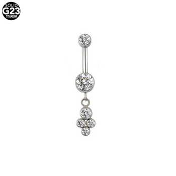 1PC Titanium Piercings Opal Gem Ombligo Piercing Helix Earring Piercings Body Jewelry 14G αφαλός Piercing