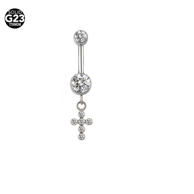 1 db titán piercingek opál drágakő Ombligo piercing Helix lógó fülbevaló piercingek test ékszerek 14G köldök köldök piercing