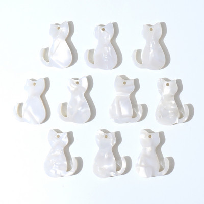 10 bucăți 17x24mm pisici colorate acrilice brelocuri pandantive pentru cercei brățări brelocuri animale bricolaj bijuterii pentru fabricarea de bijuterii cu ridicata