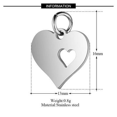 5 bucăți/lot 12 Horoscop Zodiac Breloc DIY Comerț cu ridicata Din oțel inoxidabil Harta lumii Frunze Pandantiv Palm Sun Hamsa Hand Connectors Charm