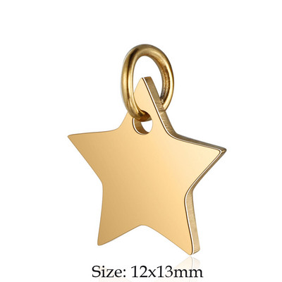 5 bucăți/lot 12 Horoscop Zodiac Breloc DIY Comerț cu ridicata Din oțel inoxidabil Harta lumii Frunze Pandantiv Palm Sun Hamsa Hand Connectors Charm