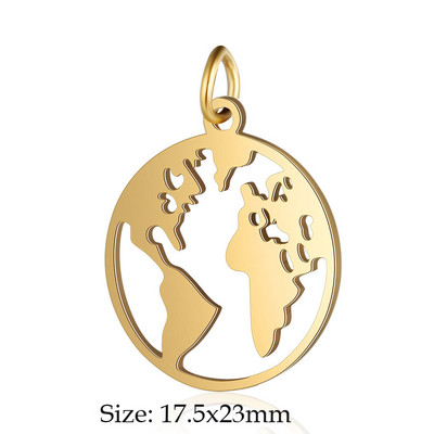 5 bucăți/lot 12 Horoscop Zodiac Breloc DIY Comerț cu ridicata Din oțel inoxidabil Harta lumii Frunze Pandantiv Palm Sun Hamsa Hand Connectors Charm